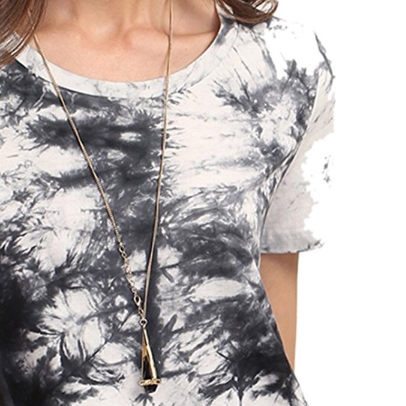 🖤SOLD!🆕 Amelia Black Tie Dye Swing Dress🖤NWT🖤 - Picture 3 of 8